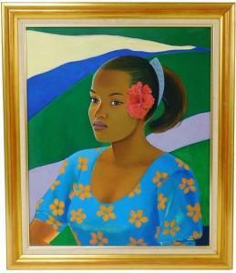 THEARD Carol 1946-1994,Portrait of young Haitian woman,Winter Associates US 2017-06-05