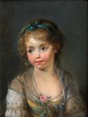 THEAULON Etienne 1739-1780,Portrait de Mademoiselle de Sénac,Tajan FR 2012-12-12