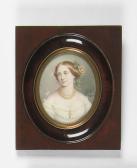 THEER Robert 1808-1863,Bildnis einer jungen Dame in weißem Kleid.,Neumeister DE 2007-06-27