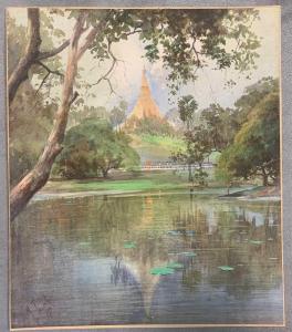 THEIN PE M,Burmese landscapes,1935,Cheffins GB 2021-11-18