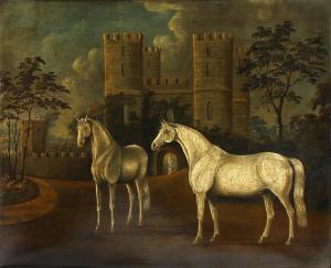 THELLUSON Frederica Charlotte Louisa,The Folly at Wentworth Castle, with horses i,Bonhams 2014-09-10