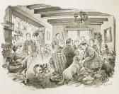 THELWELL Norman 1923-2004,Original pen, ink and wash illustration of huntsme,Bonhams GB 2007-12-04