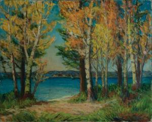 THEODORE carl gustaf 1875,Fall Landscape,Barridoff Auctions US 2019-10-19