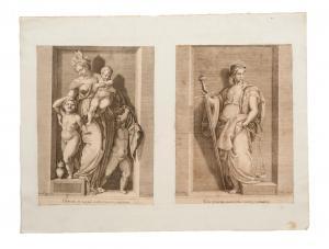 THEODORE KRUEGER 1575-1624,Due sculture di Andrea Del Sarto,1617,Trionfante IT 2017-02-09