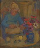 THEUNISSEN K.,La jeune artiste,1957,Horta BE 2012-05-14