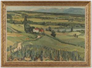 THEURILLAT Herbert Leon M. 1896-1987,Paysage de campagne,Piguet CH 2013-12-11