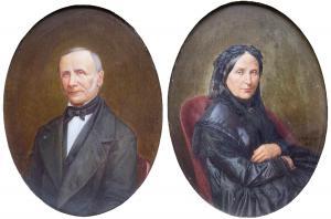 THEUVENOT Alexandre Jean Bapt. 1800-1800,Portrait of a Victorian,1869,Duggleby Stephenson (of York) 2024-04-12