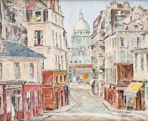 THEVENET Pierre 1870-1937,Rue du Haut Pavé, Paris,Horta BE 2022-09-05