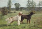 THEVENIN Henri 1800-1800,Irish setters in a meadow,Christie's GB 2005-02-15