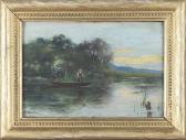 THIBAUDEAU Julien 1859,Pêcheur sur une barque,Adjug'art FR 2023-07-25