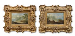 THIELE Johann Alexander 1685-1752,Figures resting in landscapes,Bonhams GB 2023-04-04