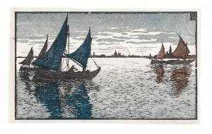 THIEMANN Carl Theodor 1881-1966,"Abend vor Venedig",1910,Palais Dorotheum AT 2023-06-13