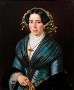 thieme carl 1816-1884,portrait of a lady,1852,Bonhams GB 2010-03-17