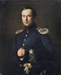 THIEME Theodor 1823-1901,Portrait des Gustav Wilhelm Pohland, O,1851,Schmidt Kunstauktionen Dresden 2014-12-06