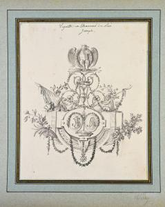 THIERRY Hilaire 1700-1800,Vignette en l'honneur du roi Joseph Bonaparte,Coutau-Begarie FR 2023-03-29