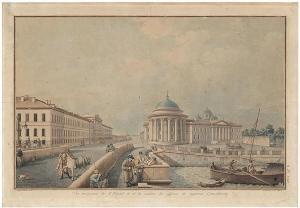 THIERRY Jacques Etienne 1750-1832,Vue perspective de l' Hôpital et de la mais,1810,Galerie Bassenge 2017-05-25