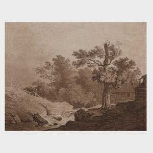 THIERRY Wilhelm Adam 1761-1823,Kleiner Wasserfall am Gehoft,Stair Galleries US 2021-02-11