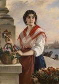 THIERSCH Ludwig 1825-1909,Venetian FlowerSeller,1883,Palais Dorotheum AT 2011-06-09