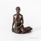 THOLENAAR Théodore Ludwig 1848-1923,Figure of a Kneeling Nude Maiden,20th century,Skinner 2020-07-28