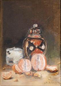 THOLER RAYMOND 1859,Mandarines et vase,Rossini FR 2019-02-06