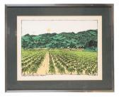 THOLLANDER Earl 1922-2001,Vineyards of the Napa Valley, California,1974,Duke & Son GB 2023-01-26