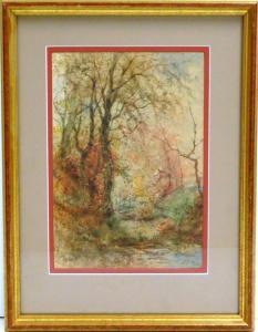 THOM James Crawford 1835-1898,depicting autumn landscape with brook,Winter Associates US 2018-01-15