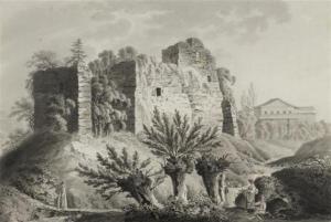 THOMANN JOHANN 1778-1836,Burg Reusegg,Galerie Koller CH 2012-09-18