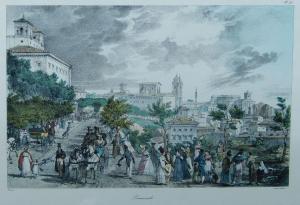 THOMAS Antoine J. Baptiste 1791-1834,Promenade,1823,Rosebery's GB 2021-10-05