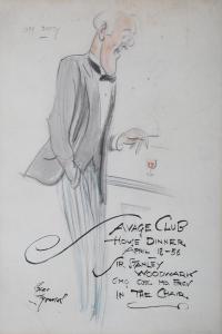 THOMAS Bert 1883-1966,‘Off Dooty\’ (Savage Club House Dinner),1932,Tooveys Auction GB 2024-01-24