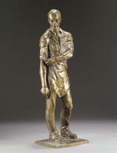THOMAS Cécile 1885-1967,Standing male figure,1925,Christie's GB 2007-07-11