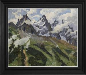 THOMAS Francis Wynne 1907-1989,ALPINE LANDSCAPE,1930,McTear's GB 2022-08-21