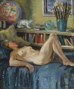 THOMAS Francis Wynne 1907-1989,Reclining nude,Sworders GB 2024-04-09