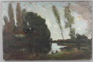 THOMAS Grosvenor 1856-1923,Landscape with river,Dreweatts GB 2021-05-13