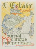THOMAS Henry 1834-1904,L'Eclair: Journal Politique Independant,Hindman US 2015-06-23
