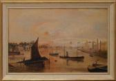 THOMAS moss 1800,View of a harbour,1892,Rosebery's GB 2014-02-08