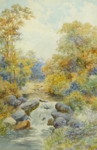 THOMAS O.H,Waterfall with Cattle Beyond,20th century,Duggleby Stephenson (of York) UK 2020-12-11