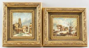 THOMAS P,cityscene and landscape scene,888auctions CA 2021-07-15