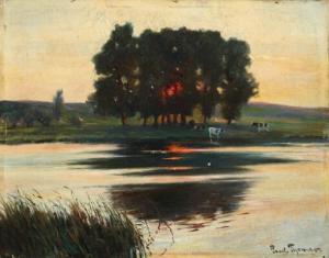 THOMAS Paul 1868-1910,Sonnenuntergang,Bruun Rasmussen DK 2022-04-18