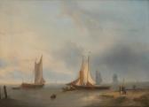 THOMAS Pieter Hendrik 1814-1866,Départ pour la pêche,Horta BE 2012-02-13