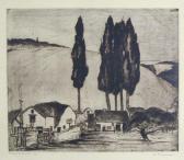 THOMAS Roger 1912-1978,Paysage brabançon,Lhomme BE 2012-02-04