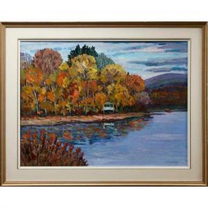 THOMAS Tibor K 1919,AUTOMNE SUR LE LAC,Waddington's CA 2019-12-12