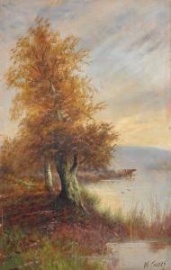 THOMAS W 1800-1900,A River Landscape,John Nicholson GB 2017-03-29