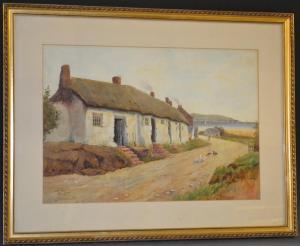 THOMAS W 1800-1900,Thatched Cottages, Innishfree Island, Co. ,1999,Bamfords Auctioneers and Valuers 2017-05-24