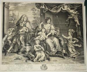 THOMASSIN Simon 1652-1732,L'Auguste Famille de Monseigneur le Dauphin dans c,Eric Caudron 2017-04-14
