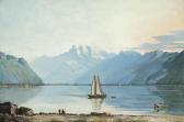 THOMASSON L,Fishing on Lake Leman, Switzerland,1891,Christie's GB 2012-02-01