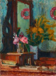 THOME Verner 1878-1953,Still life with flowers,1920,Uppsala Auction SE 2023-05-10