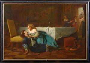 THOMPSON Alfred 1853,Scène théâtrale - L\’empoisonnement,1864,VanDerKindere BE 2021-10-12