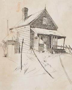 THOMPSON Arthur 1915-1997,Ponsonby House,Webb's NZ 2021-12-06
