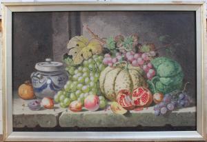 THOMPSON Charles Thurston 1816-1868,Study of a Laden Table Top,Tooveys Auction GB 2014-03-26