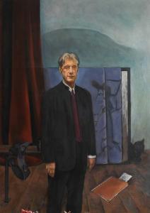 THOMPSON Christopher 1969,Portrait of Richard Franklin,Tennant's GB 2022-08-06